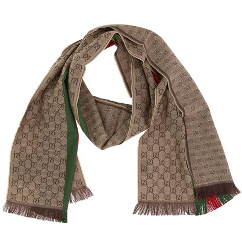 scirpa gucci uomo|Sciarpa in lana e cashmere gg .